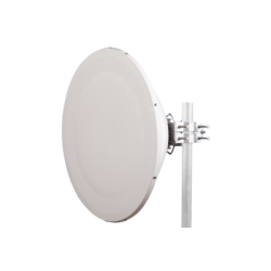 Antena direccional Alto Rendimiento / Parábola profunda para mayor aislamiento al ruido /4 ft / Guía de onda  para radio B5x y C5x / Ganancia de 35 dBi / Soporte de acero inoxidable / Polaridad en 90 ° y 45 ° / Incluye montaje.