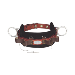 Cinturón de Liniero de Lujo, Fabricado en Poliéster, con 2 Anillos tipo D, Talla 44.