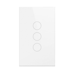 (Wifi) Apagador switch inalámbrico WIFI, control de 3 regresos de carga, 110V