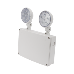 Letrero LED de SALIDA con Luz de Emergencia/Montaje Universal (pared, lateral o Techo)/Batería de Respaldo Incluida