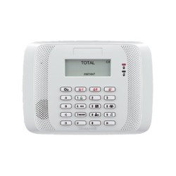 Teclado con pantalla LCD de palabras fijas