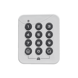 ALULA - PINPad Estación de Armado Local / Alimentación por Batería / Instalación Sin Herramientas / Desarmado seguro de 4 a 10 dígitos / Armado de 1 Botón