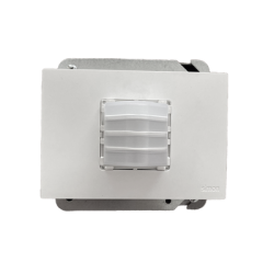 Marco blanco con placa metalica para caja americana 