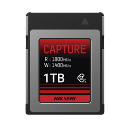 Memoria CFexpress tipo B / Clase 10 de 1 TB  / Especializada para Cámaras de Fotografía y Video  / 1800 MB/s Lectura / 1600 MB/s Escritura