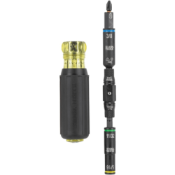 Destornillador / Llave de Tuercas 10 en 1 KNECT™ con Clasificación de Impacto / Compatible con Herramientas Eléctricas / Puntas Intercambiables / Portabrocas KNECT™ de 12 Puntos / Barra de Acero / Torque de 150 in-lb