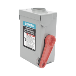  Interruptor de seguridad cerrado de doble ruptura. Interruptor de serie A, 2 polos, 2 hilos sin fusible, uso general. Nema 3R