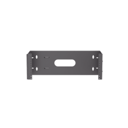 Rack Abierto de Instalación en Pared con Bisagras, Profundidad de 159 mm, 19 in de Ancho, 4 UR, Color Negro