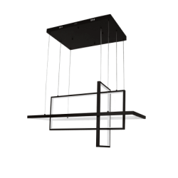 Lámpara de Techo LED / 100W / Luz Blanca 6500K, Neutra 4000K, Cálida 2700K / IP20 / Ángulo de Luz 120° / Aluminio y PC / Vida Útil 50,000h / Longitud de Cable Ajustable