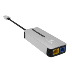 ONU Bridge Dual GPON/EPON USB Portátil / 1 puerto RJ45 2.5Gbps / 1 puerto USB