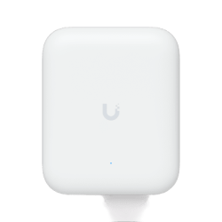 Access Point UniFi WiFi U7 Outdoor WiFi 7 802.11be Doble Banda, MU-MIMO 2x2 en Cada Banda, Puerto de 2.5 GbE, Antena Sectorial Integrada de 90° en 2.4 GHz y 45° en 5 GHz, Conectores para Antenas Omnidireccionales (incluidas), No Incluye Inyector P