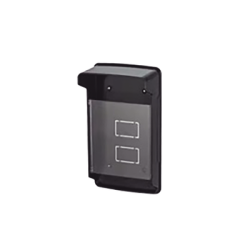 Carcasa Protectora Universal Color Negro con Tapadera de Acrílico / Medidas 245 × 143 × 83 mm / Compatible con Múltiples Modelos de Control de Acceso