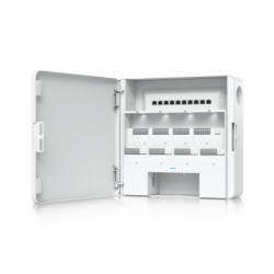 Enterprise Access Hub/Concentrador de Acceso Empresarial con Control de Entrada y Salida de hasta 8 Puertas y Soporte de Respaldo de Batería
