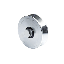  Rueda de 10 cm SIN Soporte Para Puertas Corredizas de Hasta 425 Kg / Canal Tipo 