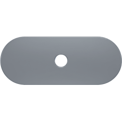 Tapa de Refacción para Cubierta de Torniquetes Hikvision DS-K3G411 / Cubre orificios para montaje de Terminal Facial en caso de NO uso