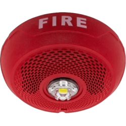 BOC C/LAMP ESTROBOSCOPICA tipo LED MONT EN TECHO CLR ROJO