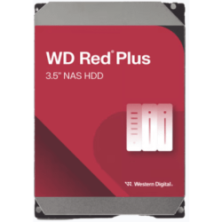 Disco Duro NAS WD Red Plus / Tecnología CMR / Capacidad 4TB / SATA 6 Gb/s / 7200 RPM / NASware 3.0 / 180TB año Workload / 1M Horas MTBF / 3 Años Garantía