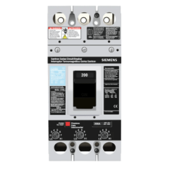 Interruptor Termomagnético 600V 3X200A, Con zapatas principales.