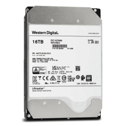 Disco Duro Enterprise 16 TB / Wester Digital (WD) / Serie Ultrastar / Recomendado para Data Center y NVRs de Alta Capacidad / Alto Performace