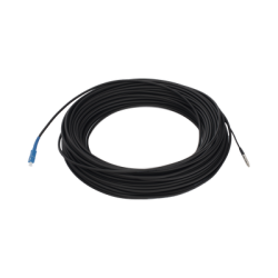 Rollo de Fibra Óptica Drop Redonda G657A2 Monomodo Simplex de 50 Metros con Conectores SC/UPC-SC/UPC para Instalaciones Aéreas, Subterráneas o a la Intemperie