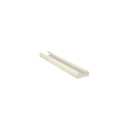 Base para canaleta T-70, de PVC rígido, con orificios perforados para montaje, 103.3 x 44.9 x 1800 mm, Color Blanco Mate