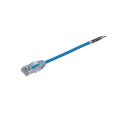 Cable de Parcheo TX6, UTP Cat6, Diámetro Reducido (28AWG), Color Azul, 30 m