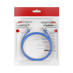 Cable de Parcheo (Patch Cord) / UTP / Cat. 6 (24 AWG) / 0.50 Metros (1.64 Pies) / Color Azul / Ideal para PoE+ / Interior