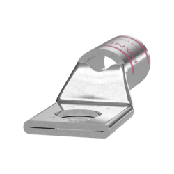 Zapata de compresión LCA1/0-38-X para cal. 1/0 Awg, Barreno para tornillo prisionero de 3/8, 1 Pz