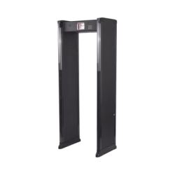 Arco Detector de Metales de 6 Zonas para Intemperie con Anclaje para Fijarse al Piso. Incluye Sensor IR para evitar falsas Alarmas / Certificado por la Administración Federal de Aviación de EE. UU. (FAA)
