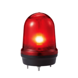 LED con patrones fijo/intermitente, estroboscópico y simulación rotatorio, Color Rojo de 110-220 VCA