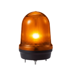 LED con patrones fijo/intermitente, estroboscópico y simulación rotatorio, Color ámbar de 12-24 VCD