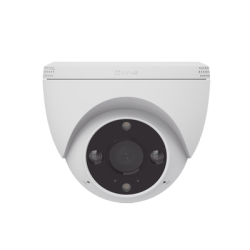 Domo IP 3 Megapíxel (2K) / Wi-Fi / Sirena y Estrobo /Audio de Dos Vías / Detección Humana y Vehiculo / Notificación Push / Audios Personalizables / Ranura Para Memoria hasta 512GB / Uso en Exterior IP67