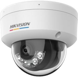 [Dual Light + ColorVu] Domo IP 6 Megapixel / Lente 2.8 mm / 30 mts IR + 30 mts Luz Blanca / Micrófono Integrado / ACUSENSE Lite / Exterior IP67 / IK08 / dWDR / PoE / Micro SD