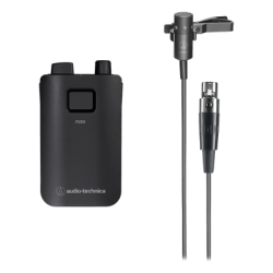 TRANSMISOR DE PETACA INALÁMBRICO CON MICRÓFONO DE SOLAPA AT831CH SERIE ESW.