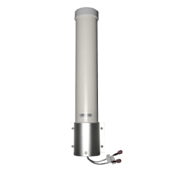 Antena Omnidireccional 360° / 5 GHz / 11 dBi Ganancia / Polarización Dual / IP65 / Montaje en Poste / Conectores SMA Macho